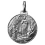 Medaglia Madonna di Lourdes - Argento 925