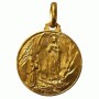 Medaglia Madonna di Lourdes - Argento Dorato