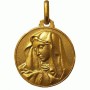 Medaglia Madonna Addolorata - Argento Dorato