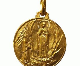 Medaglia Madonna di Lourdes
