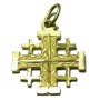 Croce Gerusalemme - Argento Dorato