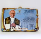 Quadretto Papa Francesco in Legno