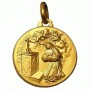 Medaglia Santa Rita - Oro 18 KT
