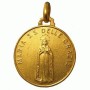 Medaglia Madonna delle Grazie - Argento Dorato
