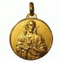 Medaglia Sacro Cuore Gesu' - Oro 18 KT
