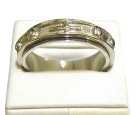 Anello Rosario Girevole Sterling